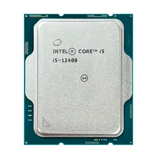 [10083] PROCESADOR INTEL CORE I5-12400  12VA GEN 2.5 GHZ  LGA 1700 BX8071512400