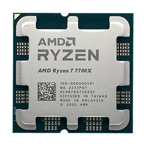 [10105] PROCESADOR AMD RYZEN 7 7700X 7MA GEN 4.5 GHZ  AM5 100-100000591WOF