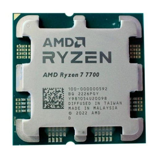 [10123] PROCESADOR AMD RYZEN 7 7700 7MA GEN 5.3 GHZ AM5 100-100000592BOX