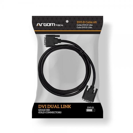 [1205057] CABLE ARGOM DVI A DVI 6FT ARG-CB-1301