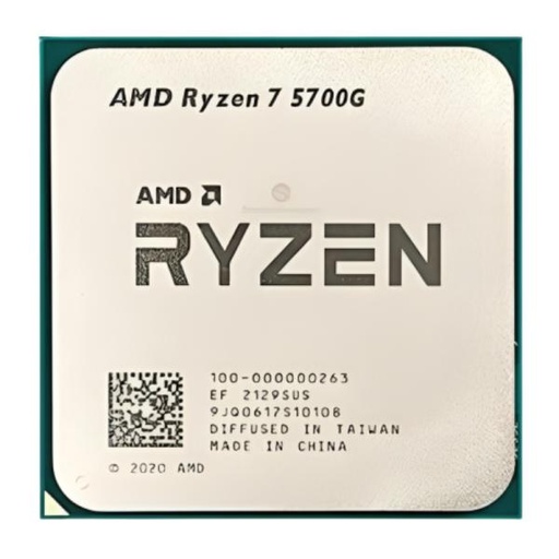 [CP6023] PROCESADOR AMD RYZEN 7 5700G 5TA GEN 3.8 GHZ AM4 100-100000263BOX