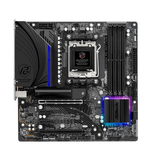 [11404] TARJETA MADRE ASROCK B650M PG RIPTIDE AM5 MICRO-ATX DDR5 NEGRO
