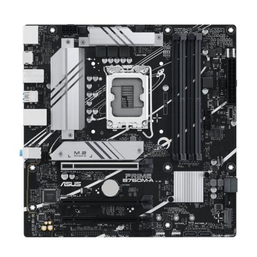 [11468] TARJETA MADRE ASUS PRIME B760M-A LGA1700 M-ATX DDR5 90MB1EK0-M0EAY0 NEGRO / BLANCO