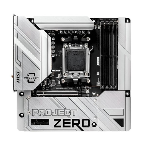 [11581] TARJETA MADRE MSI B650M PROJECT ZERO MATX DDR5 911-7E09-003 NEGRO / BLANCO