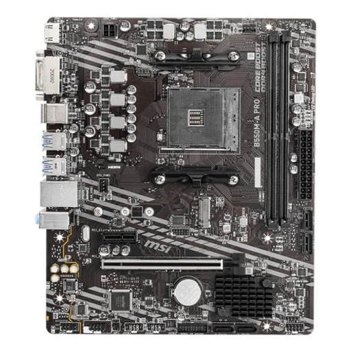 [11587] TARJETA MADRE MSI B550M-A PRO AM4 MICRO-ATX DDR4 911-7C12-040 NEGRO