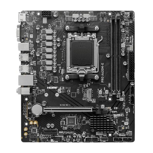 [11605] TARJETA MADRE MSI PRO B650M-B AM5 MICRO-ATX DDR5 AM5 911-7E28-013 NEGRO