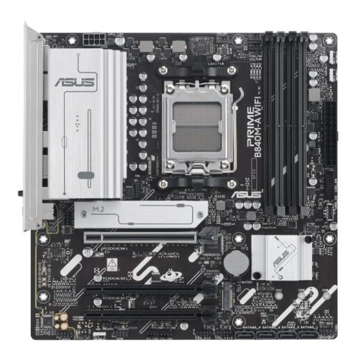 [CP8054] TARJETA MADRE ASUS PRIME B840M-A WIFI AM5 MICRO-ATX DDR5 90MB1J20-M0EAY0 NEGRO / BLANCO