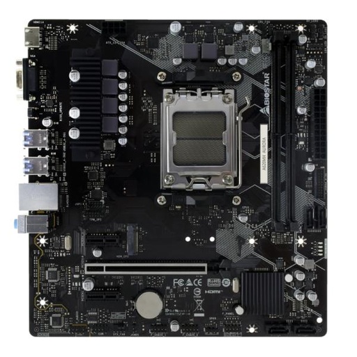 [CP8067] TARJETA MADRE BIOSTAR A620MH AURORA AM5 MICRO-ATX DDR5 NEGRO