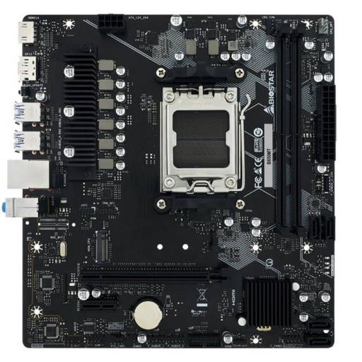 [CP8068] TARJETA MADRE BIOSTAR B650MT AM5 MICRO ATX DDR5 NEGRO