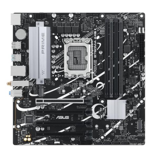 [CP8086] TARJETA MADRE ASUS PRIME B760M-A AX6 II-GSI LGA1700 M-ATX DDR5 90MB1JH0-MVABY1 NEGRO / BLANCO