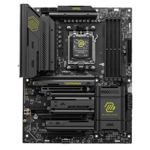[CP8089] TARJETA MADRE MSI MAG X870E TOMAHAWK WIFI AM5 ATX DDR5 911-7E59-006 NEGRO