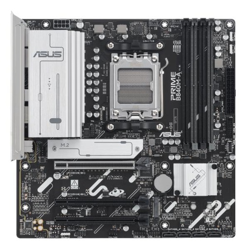 [CP8104] TARJETA MADRE ASUS PRIME B840M-A-CSM AM5 MICRO-ATX DDR5 90MB1J10-M0EAYC NEGRO / BLANCO