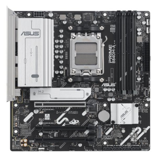 [CP8123] TARJETA MADRE ASUS PRIME B840M-A AM5 MICRO ATX DDR5 90MB1J10-M0EAY0 NEGRO/PLATEADO