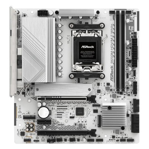 [CP8157] TARJETA MADRE ASROCK B650M-HDV/M.2 WHITE AM5 MICRO-ATX DDR5 BLANCO