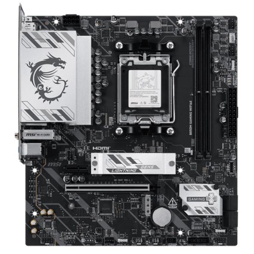 [CP8201] TARJETA MADRE MSI B850M GAMING WIFI6E AM5 MICRO-ATX DDR5 911-7E87-005