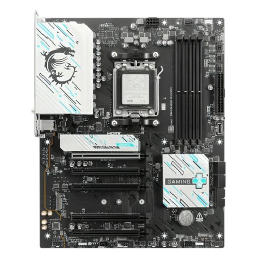 [CP8207] TARJETA MADRE MSI B840 GAMING PLUS WIFI AM5 ATX DDR5 911-7E70-007 NEGRO / BLANCO
