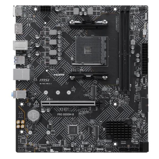 [CP8218] TARJETA MADRE MSI PRO B550M-B AM4 MATX DDR4 911-7D14-024