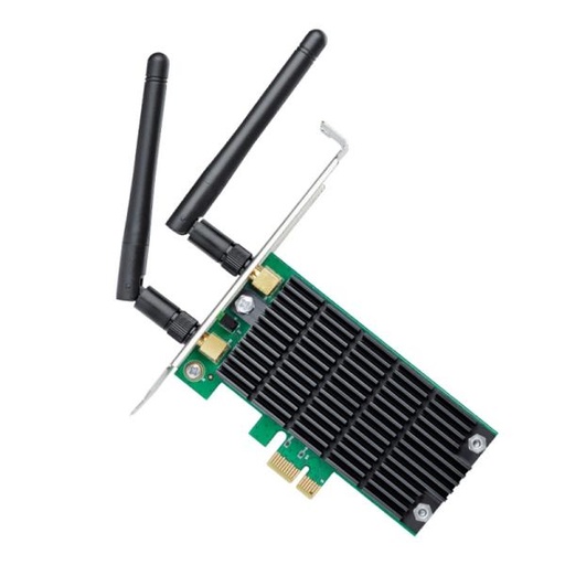 [3103007] TARJETA DE RED TP LINK ARCHER T4E PCI-E WI-FI 5 DUAL BAND AC1200 2.4 GHZ 5 GHZ NEGRO