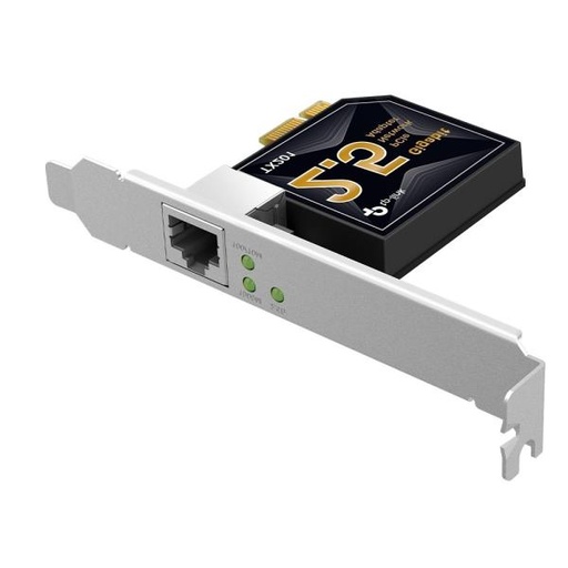 [3103096] TARJETA DE RED TP LINK TX201(UN) PCI-E 2.5G ETHERNET RJ45 NEGRO