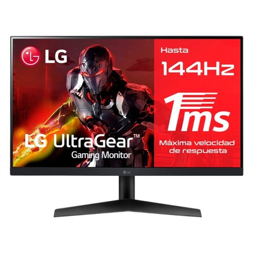 [22316] MONITOR 24 PULG LG 24GN60R-B FHD 1920 x 1080 144 Hz DP HDMI PLANO SLIM 195174040942