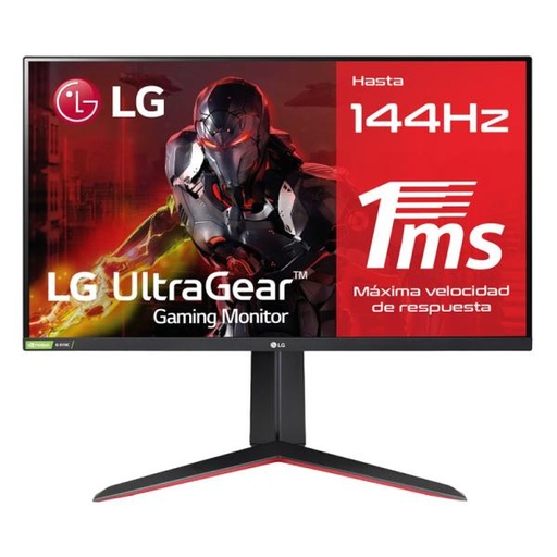 [22349] MONITOR 27 PULG LG 27GN65R-B FHD 1920x1080 144Hz DP HDMI PLANO SLIM 195174010860
