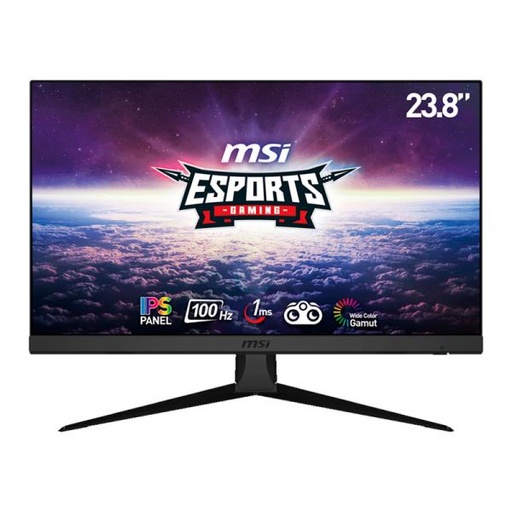 [22386] MONITOR 24 PULG MSI G2412V 1920 x 1080 FH 100HZ 1MS PANEL IPS HDMI DISPLAY PORT ADAPTIVE SYNC 9S6-3BB71T-002