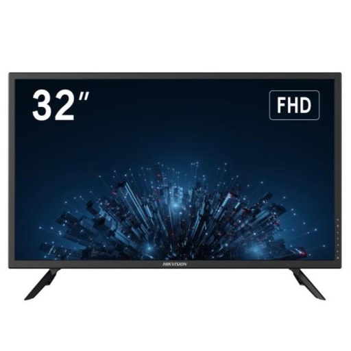 [DV1078] MONITOR HIKVISION DS-D5032F3-1V0S (E) 32 PULG PLANO 1920 X 1080 60 HZ TECNOLOGIA VA  VGA Y HDMI 317500440 NEGRO