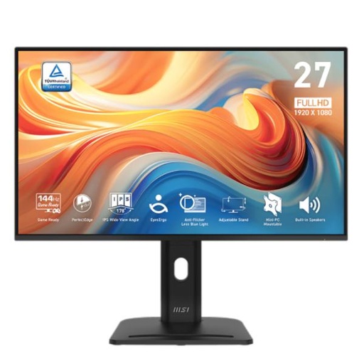 [DV1140] MONITOR MSI PRO MP275PG E14 27 PULG PLANA 1920 X 1080 144 HZ PANEL IPS ADAPTIVE-SYNC 9S6-3PE49M-004 NEGRO
