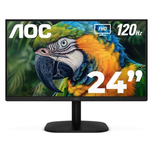 [DV1145] MONITOR AOC 24B35H3 24 PULG PLANA FULL HD 1920 X 1080 120HZ IPS LED ADAPTIVE SYNC HDMI / VGA / 3.5MM NEGRO