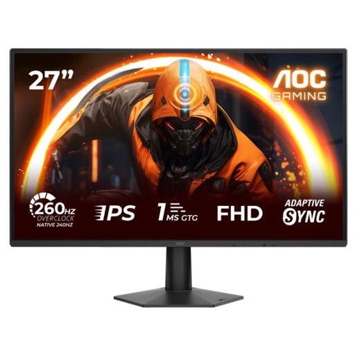 [DV1147] MONITOR AOC 27G50Z 27 PULG PLANA FULL HD 1920 X 1080 260HZ FAST IPS LED ADAPTIVE SYNC HDMI / DISPLAYPORT / AUDIO NEGRO