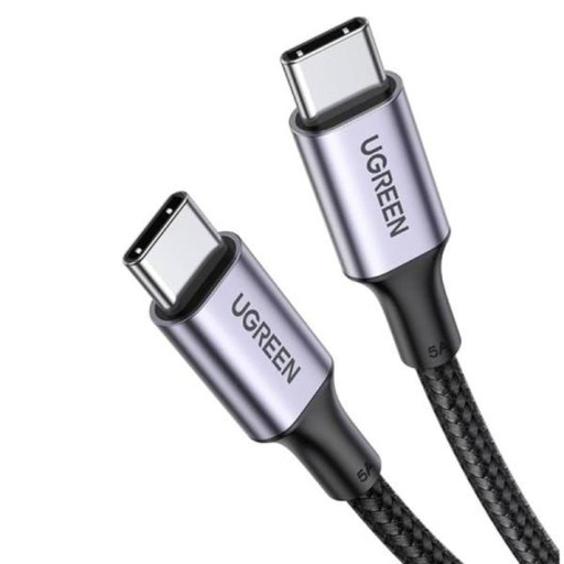 [AC3027] CABLE UGREEN US316 USB-C A USB-C 1M 70427 NEGRO