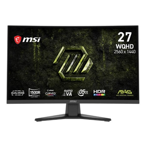 [DV1172] MONITOR GAMING MSI MAG 275CQDF X24 27 PULG CURVA WQHD 240HZ VA FREESYNC PREMIUM 9S6-3CE91H-027