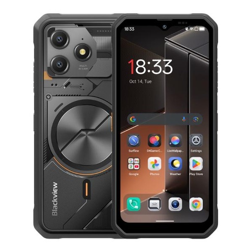 [DM1081] CELULAR BLACKVIEW FORT 100 6.5 PULG HD+ 128 GB 6 GB 4G LTE NFC IP68/IP69K NEGRO