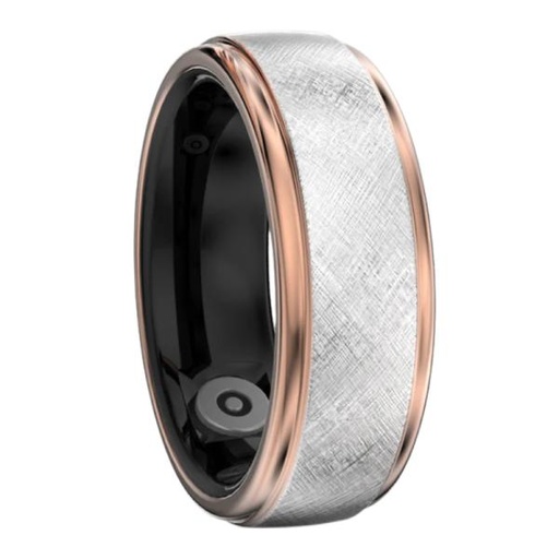 [DM2072] ANILLO INTELIGENTE HIFUTURE FUTURE RING 2 BLUETOOTH 5.3 WATERPROOF TALLA 8 (60MM) TITANIO ORO ROSA