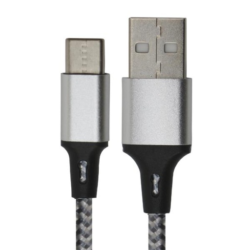 [AC3070] CABLE USB-C A USB-A 2.0 NOVA FAD31218002C CARGA RAPIDA 1.8M NYLON BLANCO