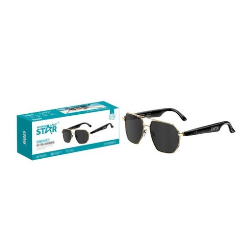 [ED2020] GAFAS INTELIGENTES WINNING STAR ST-W100-C BLUETOOTH COMPATIBLE CON ANDROID Y IPHONE/CARGA USB SP570-481-WST-18678 NEGRO