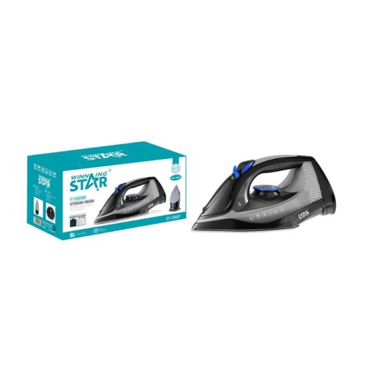 [ED3014] PLANCHA WINNING STAR ST-2027 1100W 300ML DYD-1721-WST-110V-17608 NEGRO