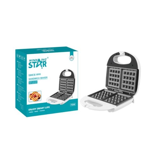 [ED3017] WAFLERA WINNING STAR ST-2121 750W SMZJ-734-WST-110V-13868 BLANCO
