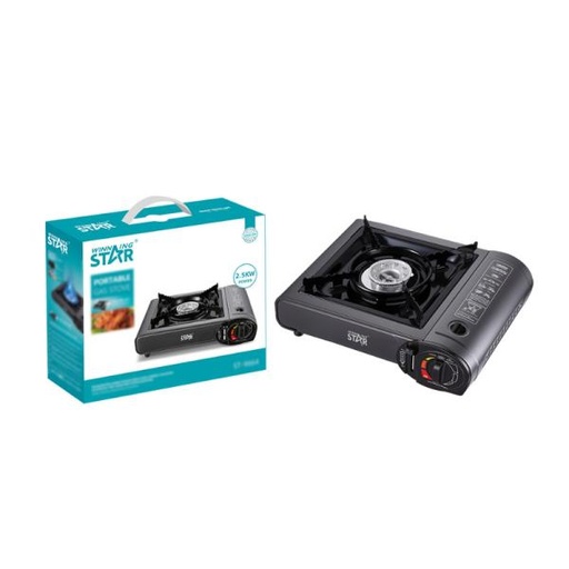 [ED3025] COCINA DE GAS PORTÁTIL WINNING STAR ST-9664 2500W KSL-1897-WST-16371 NEGRO