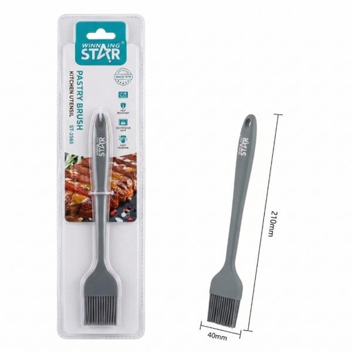 [ED4001] BROCHA DE COCINA WINNING STAR ST-7565 SILICONA / NYLON GJS-1656-WST-38864 GRIS