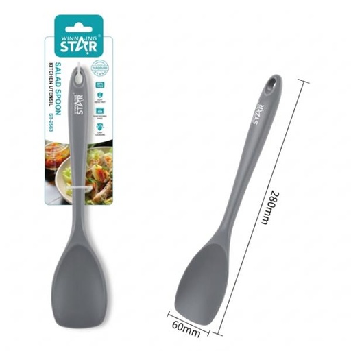 [ED4004] CUCHARA PARA ENSALADA WINNING STAR ST-7563 SILICONA / NYLON SLS-1672-WST-38864 GRIS