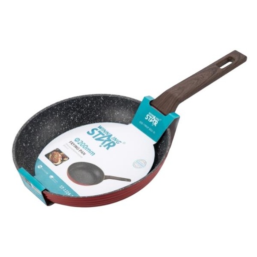 [ED4031] SARTEN ANTIADHERENTE WINNING STAR ST-5224-20 ALUMINIO 20CM X 4.5CM GUO-1769-WST-18642 ROJO