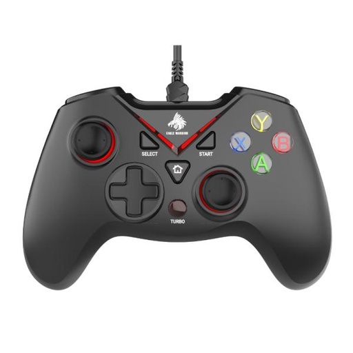 [GM2002] GAME PAD EAGLE WARRIOR EG-C1070T COMPATIBLE CON ANDROID / PC/ PS3 ALAMBRICO USB CON XINPUT NEGRO