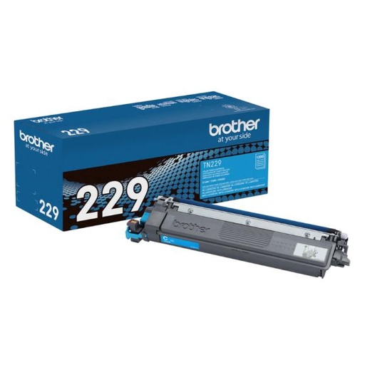 [IM1026] TONER BROTHER TN229C RENDIMIENTO ESTANDAR HASTA 1.200 PAGINAS CYAN