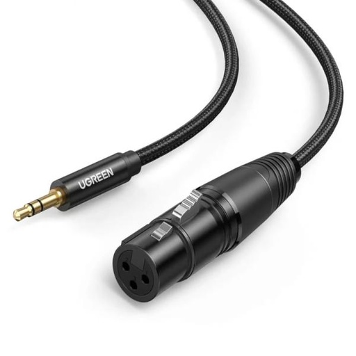 [AC3130] CABLE 3.5MM A XLR UGREEN AV182 2M 20244 NEGRO