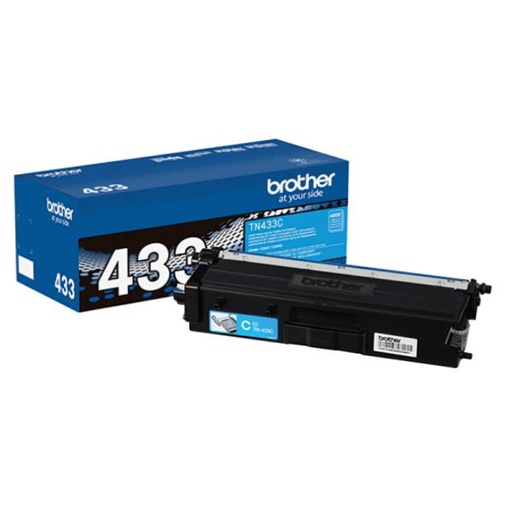 [IM1078] TONER BROTHER TN433C CIAN RENDIMIENTO ESTANDAR HASTA 4.000 PAGINAS