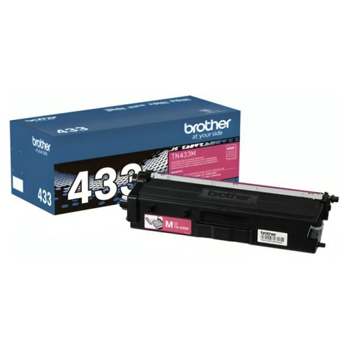 [IM1079] TONER BROTHER TN433M MAGENTA RENDIMIENTO ESTANDAR HASTA 4.000 PAGINAS