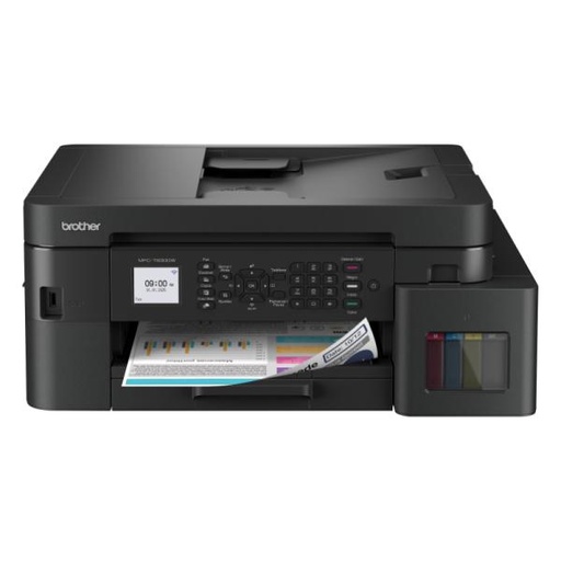 [IM2019] IMPRESORA BROTHER MFCT930DW TANQUE DE TINTA 4 EN 1 WI-FI / ETHERNET / USB 2.0 / IMPRESIÓN DESDE USB / AIRPRINT / MOPRIA DUPLEX AUTOMÁTICO NEGRO