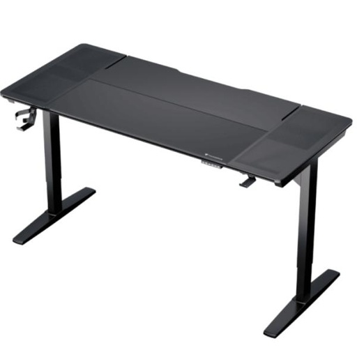 [HO1001] ESCRITORIO AJUSTABLE THUNDERX3 LAB-X SOPORTE PARA HEADSET Y PORTAVASOS TEGD-7029101.11 TEGD-7029101.12 NEGRO