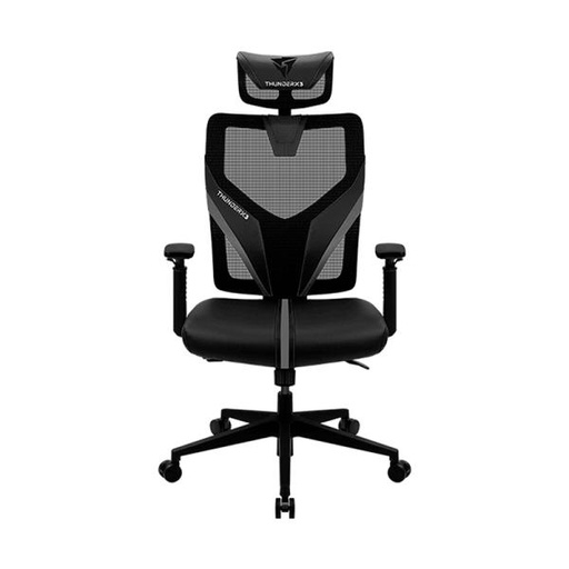 [35490] SILLA ERGONÓMICA THUNDERX3 YAMA1 CUERO SINTÉTICO TEGC-3030001.11 NEGRO